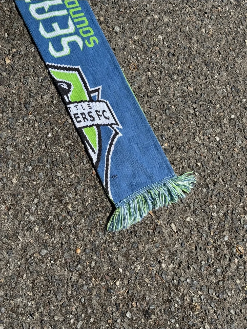 Adidas Seattle Sounders FC Scarf - Blue & Lime